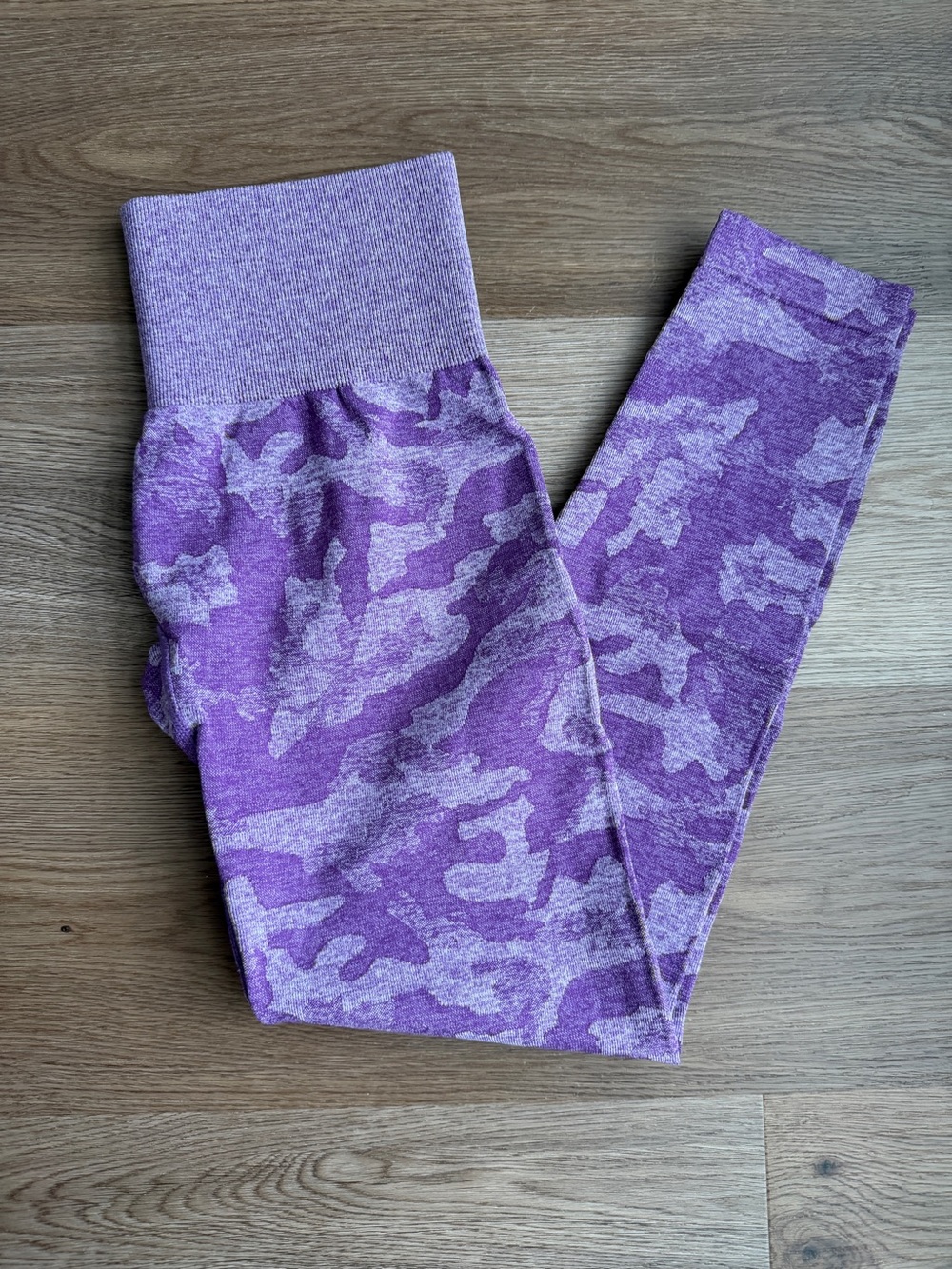 NVGTN Camo Seamless Leggings - Violet